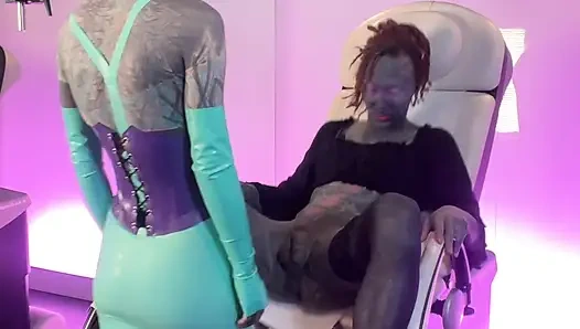 Küvet lateks azdırma + solo soyunma