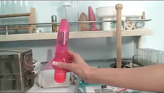 Hastanede yapay penisle sikişiyor