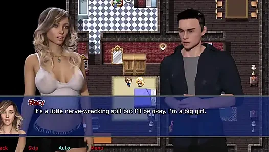 Ofis karısı #25 - bir yabancı Stacy'nin fotoğrafını çekti... Nate, Jessie ve Stacy'nin 3 meblağları vardı.