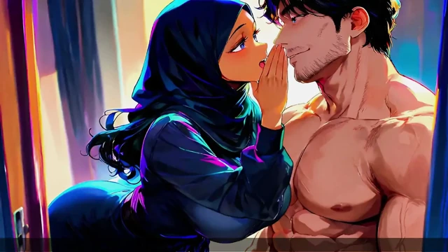 Müslüman MILF Hijab Hileleri - Ai Animation JOI