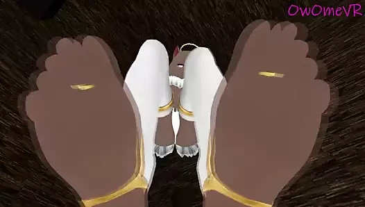 Mükemmel ayaklarıma tapın (pov ve inilti) vrchat