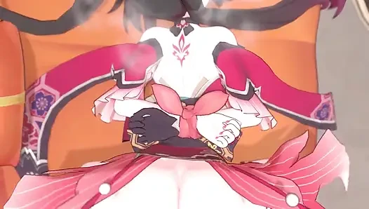 Honkai star rail - ışıltılı x caelus tutkulu seks - 3d hentai animasyon