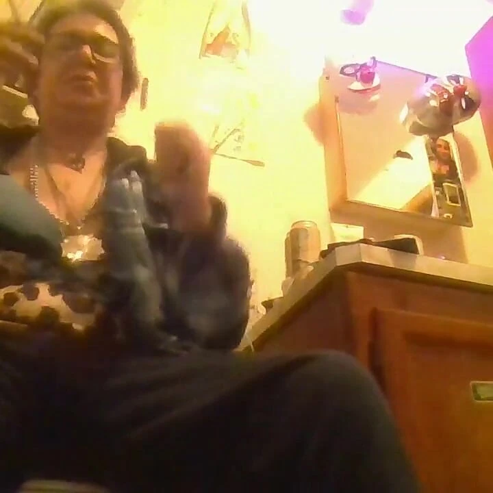 Azgın tombul Autie kendini parmaklıyor