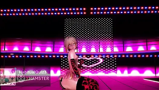 Zen Zero Крис включён Evelyn с номером 9 MMD R18 трах жестко 3D хентай Ahegao секс с дилдо