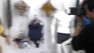 seksi latina üzerinde tek parça streç giysi ve deve tırnağı! sıcak