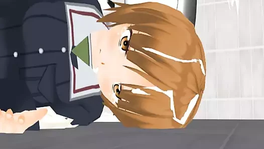 MMD Miho Gloryhole