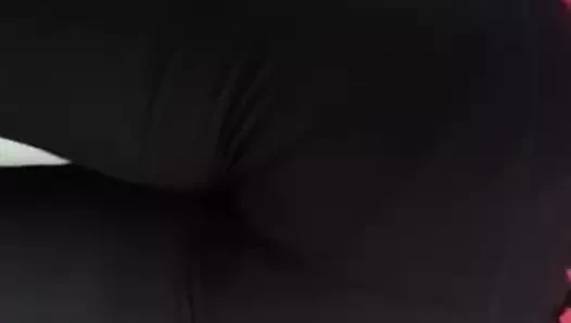 Bellyful Girl in Tight Jeans