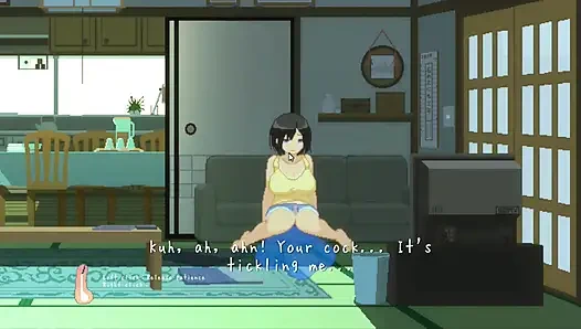 Hentai oyunu - büyük memeli kadının kırsalda vahşi yaz seksi