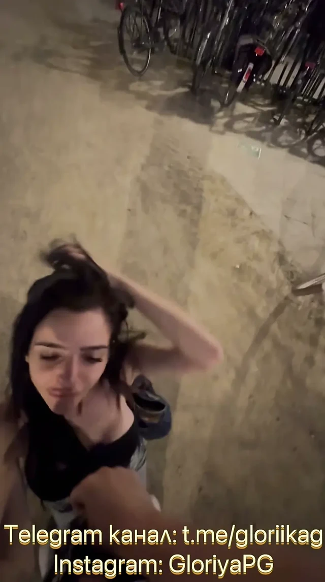 Public blowjob in the center of amsterdam