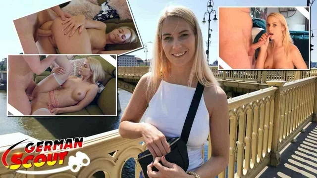 German Scout - сексуальную девушку с шикарной задницей Sharon White сняли и трахнули