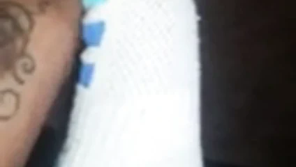 P-lickity kokulu çoraplar ve ayaklar alay