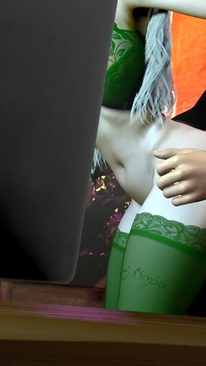 Seksi yüksek elfi ofiste sikiyor | Klip 1