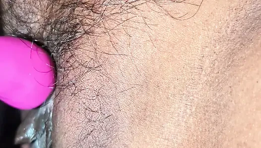 New Dildo, full power vibration in my pussy made me horny for Penis