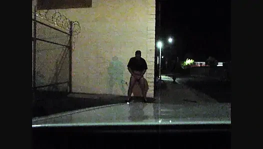 Gece kaldırım boşalması