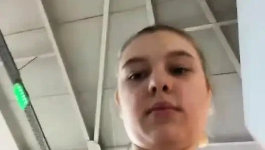 Extreme public fucking in the gym