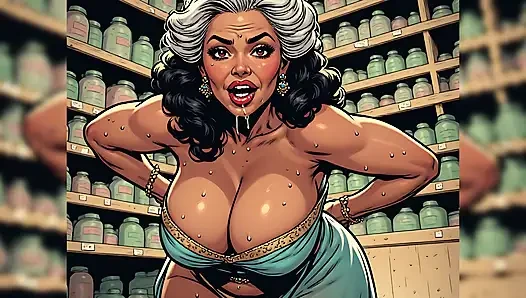 Seksi Hintli kadın sanatı