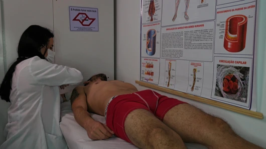 Nurse gets excited by patient's erection