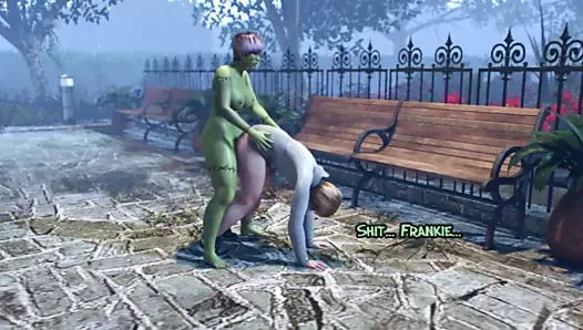 3d transeksüel zombi bir adamı sikikleri - 3d travesti futanari animasyon