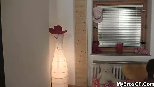 doggy-fuck önce onu aldatan amını yalama