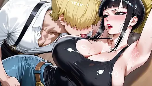 Sanji (op) x senjumaru (ağartıcı)