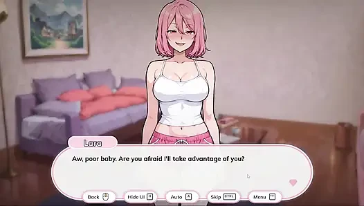 Üvey kız kardeşimle Yalnız Tabu Hentai Oyunu Bölüm 1 Üvey kız kardeşinin iç çamaşırını görünce bir ziyafet oluyor!
