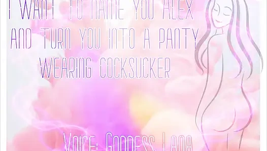 Sadece ses - sana Alex ismini vermek ve seni yarak emici yapmak istiyorum