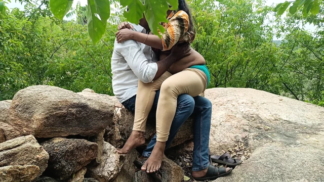 Outdoor sitting Fuck with step sister