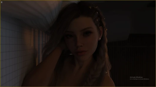 Mia yatak odasında benimle eğleniyor