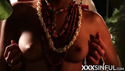 egzotik abanoz dövülerek sonra yavaş ve tutkulu ön sevişme