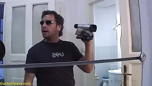 Üvey kız kardeş ilk kez çifte penetrasyon