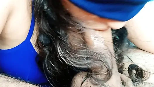 My young stepsister sucks my cock with such eagerness that it drives me crazy