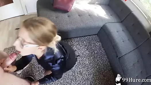 Sex vor der Arbeit, sexy Hure