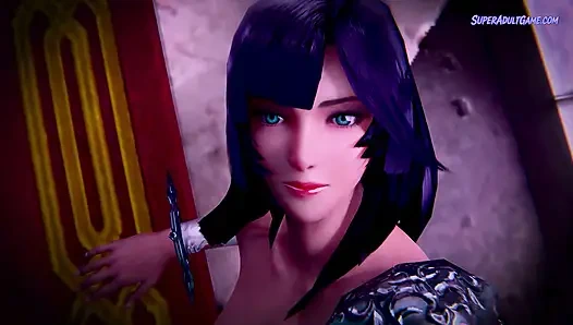 Asyalı kız ilk kez dölleniyor - tekrar yapacak (3 boyutlu gerçekçi animasyon)