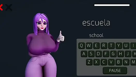 Büyük memeli ve büyük götlü seksi kız