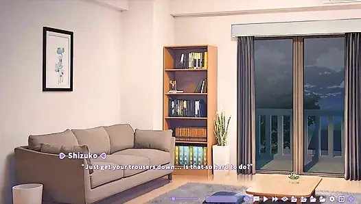 Hentai oyunu - summer clover - iş arkadaşım Shizuko'yu sikiyorum (sert inleme ve dölleme)