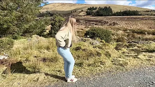 Emergency While Walking on the Public Trail but Had to Wet My Jeans