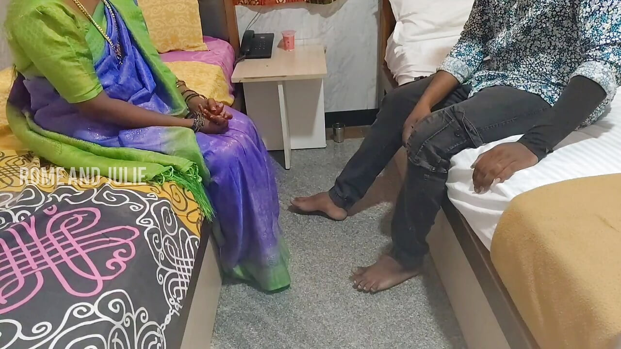 Step mom and step son having a sex front of step dad