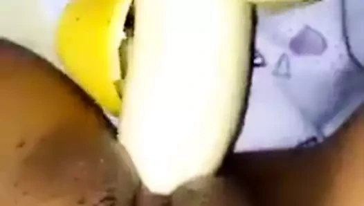 Hint karısı banana masterbation yapıyor