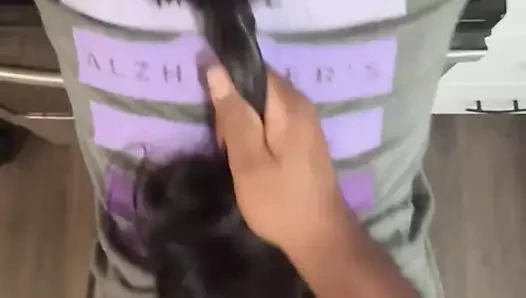 Cheating in the Kitchen While Making Pizza with Hung BBC Daddy