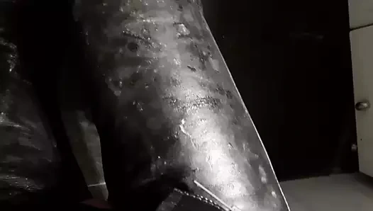 Deri pantolon boşalma