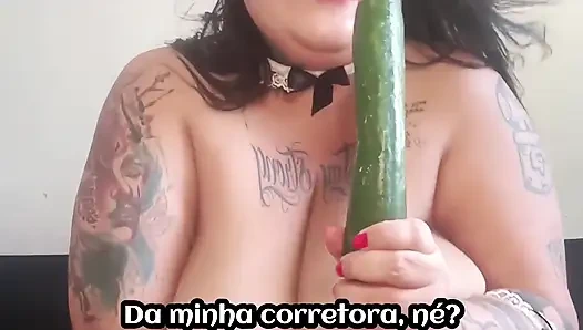 Vegan olmaya karar verdim ve amcığımdan sebze yedim - mary jhuana