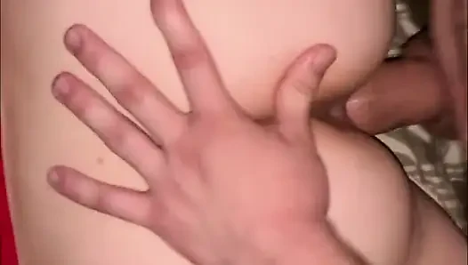 Double penetration during passionate sex