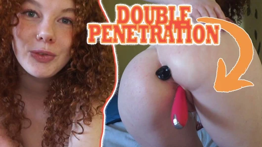 18 yaşındaki kızıl genç kız doupble!!