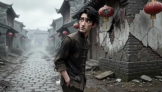 Got Superpower on Street Then Fucked Asian Woman from Market