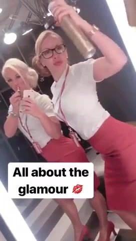 uçuş görevlisi seksi