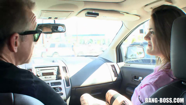 Old Stepfather fucks young daughter because she is a bitch