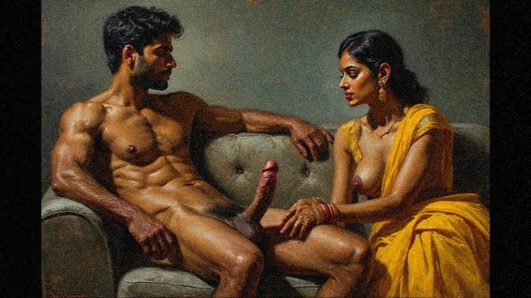 Tamil kız kabinde ofis patronuyla sikişiyor