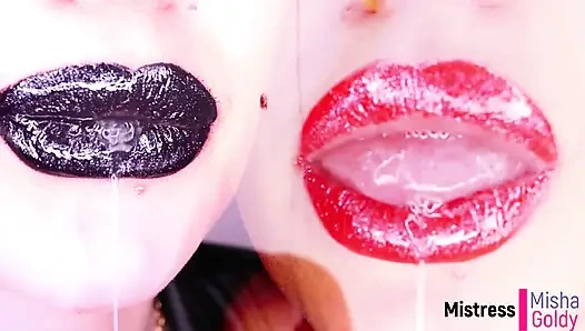 Black vs red seduction JOI