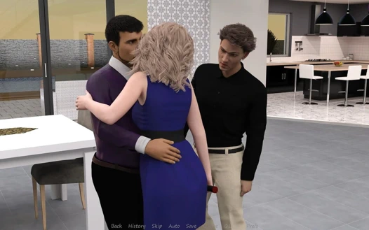 Üvey erkek kardeşimin karısı #44 Alan Justine'i John'un önünde öpüyor