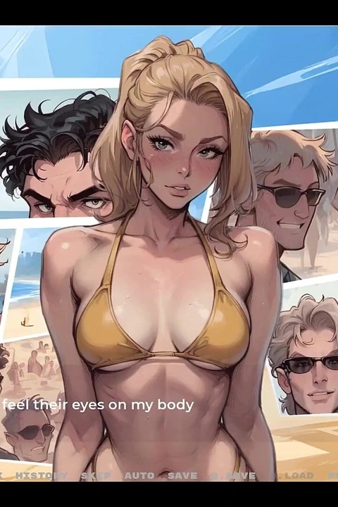 My New Girlfriend Taboo Hentai Game Ep.25 Tiny Bikini for Huge Step Sis Ass!